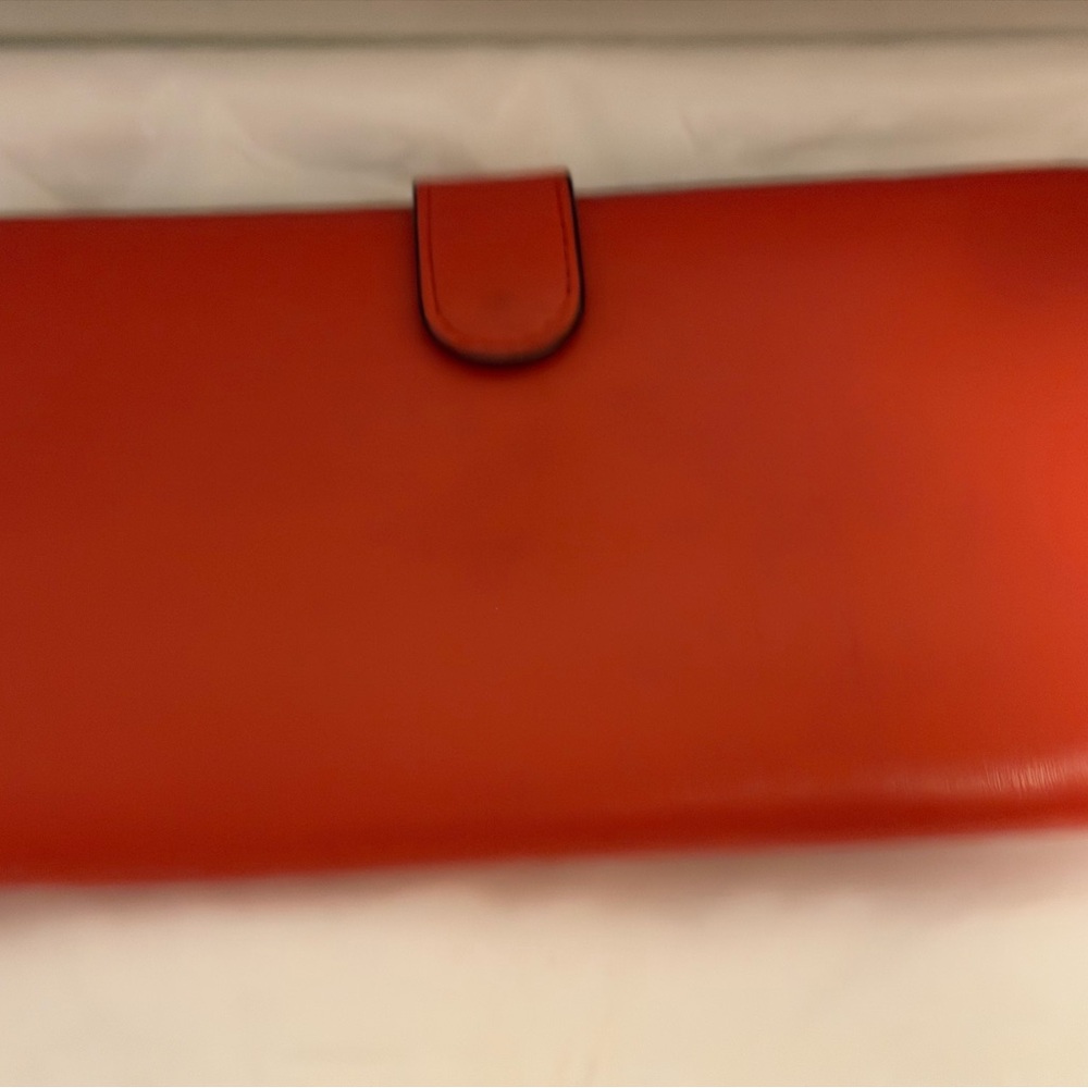 Coach Women's Slim Wallet Vibrant Orange - Picture 3 of 4